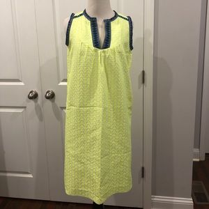 Woven shift dress